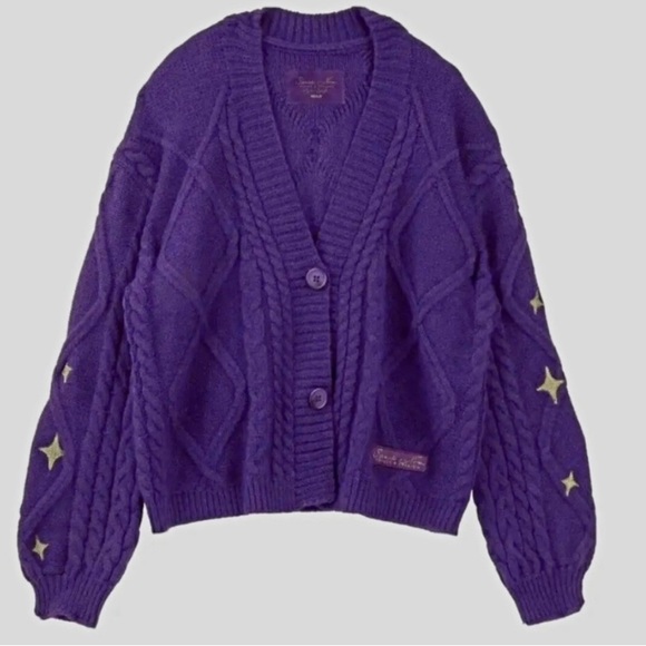 Taylor Swift Speak Now Cardigan XS Extra Small Purple - Picture 7 of 7